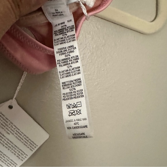 NWT La Perla Monokini Black/Blush/Red one piece - Picture 11 of 16